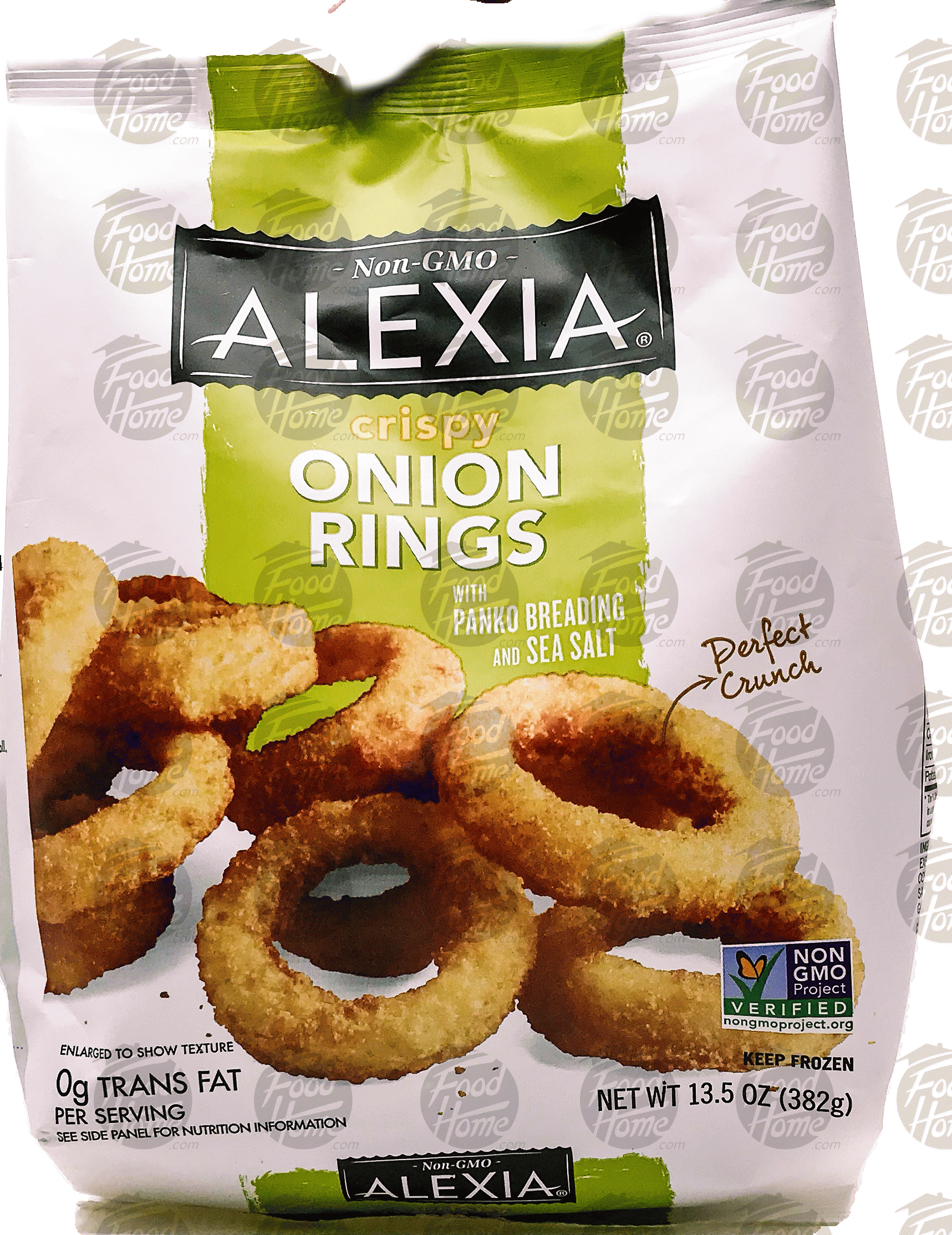 Alexia  oinon rinks with pank breading and sea salt, frozen bag Full-Size Picture